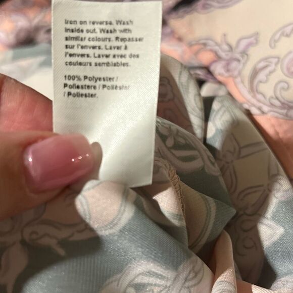 River Island scarf print halter jumpsuit in pink - Picture 12 of 13